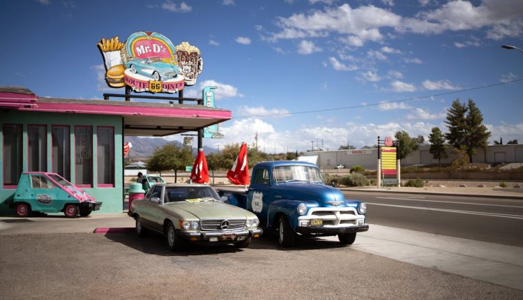 Classic cars retro route 66 diner.jpg