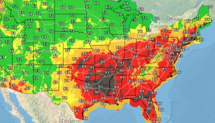 Projected wbgt values for wednesday july 30 1200x675.jpg