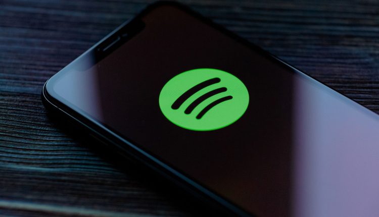 A spotify logo on a smartphone.jpg
