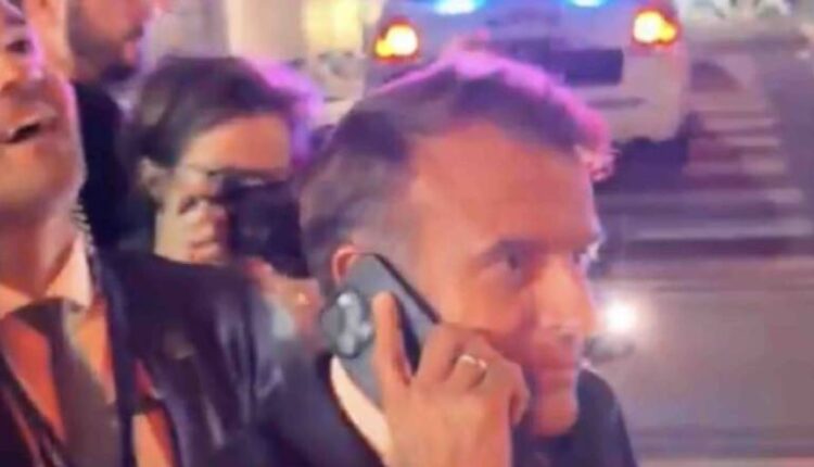 Macron calls trump for help.jpg