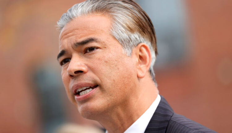 California attorney general bob bonta announces action against tech fi.jpg