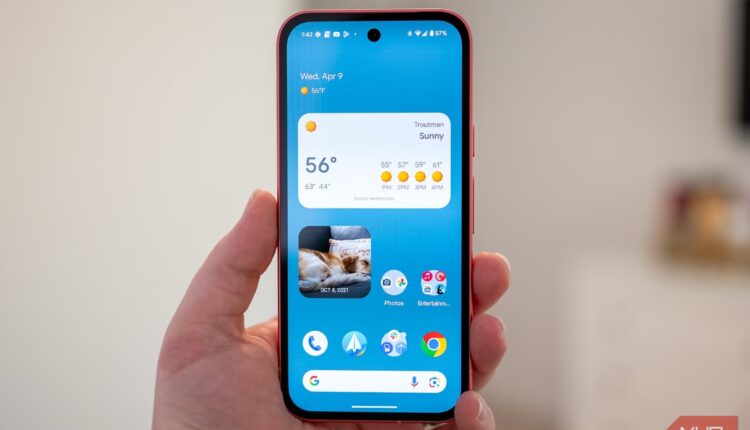 Google pixel 9a home screen.jpg