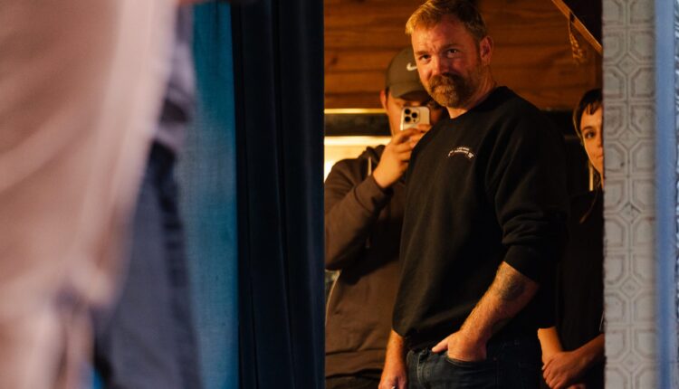 Maine senatorial candidate graham platner speaks to voters during town 1 scaled.jpg