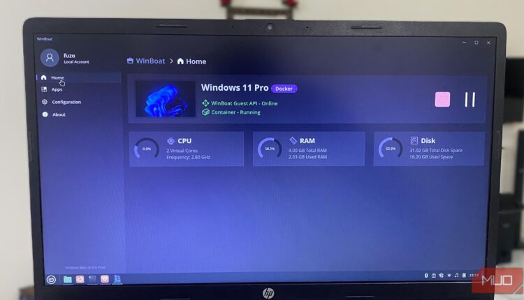 Winboat on linux mint.jpg