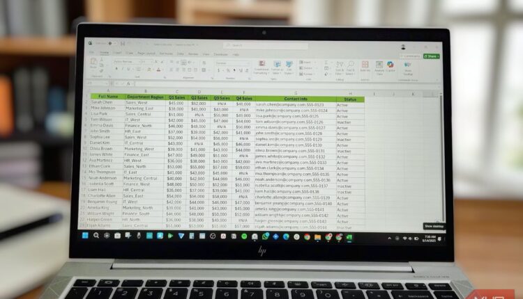 Excel spreadsheet on a hp elitebook.jpg