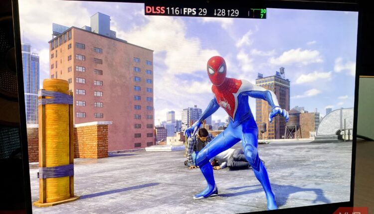 Nvidia multi frame generation spider man 2.jpg