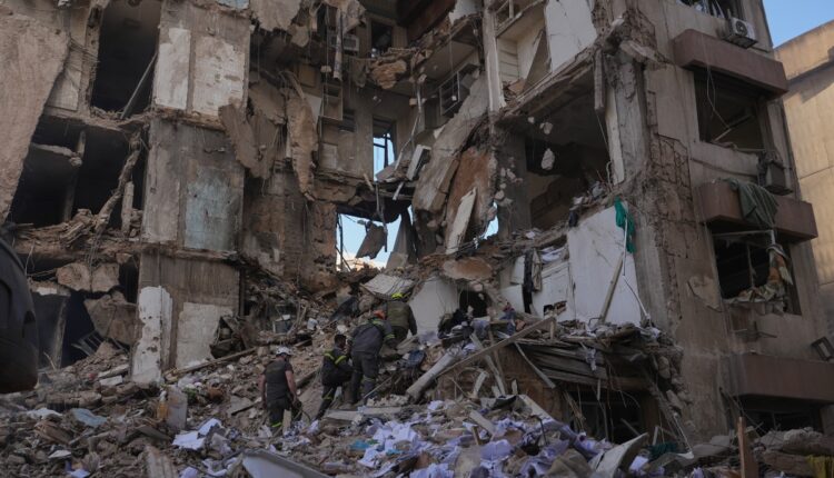 Beirut Lebanon rubble Israel bomb 04.09.26 AP.jpg