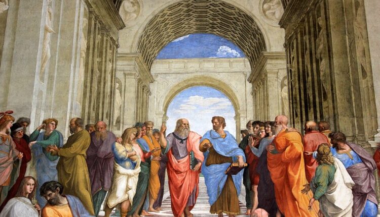 Western civilization virtue school of athens Wiki Com.jpg