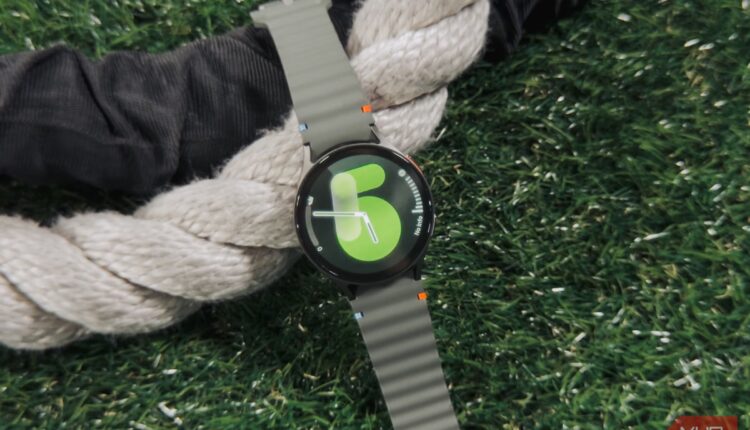 Samsung galaxy watch 7 on grass field with rope.jpg