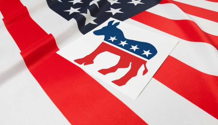 Democratic donkey on flag 10.22.25 Getty 675048688.jpg