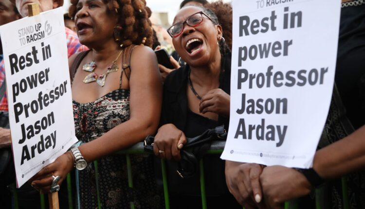 Memorial held for former cambridge professor jason arday in trafalgar 3 scaled.jpg