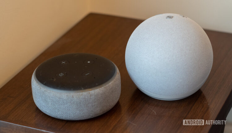 Echo Dot 2020 fourth generation comparison with older Echo Dot.jpg
